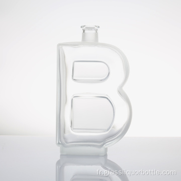 Bouteille de verre courte de 500 ml